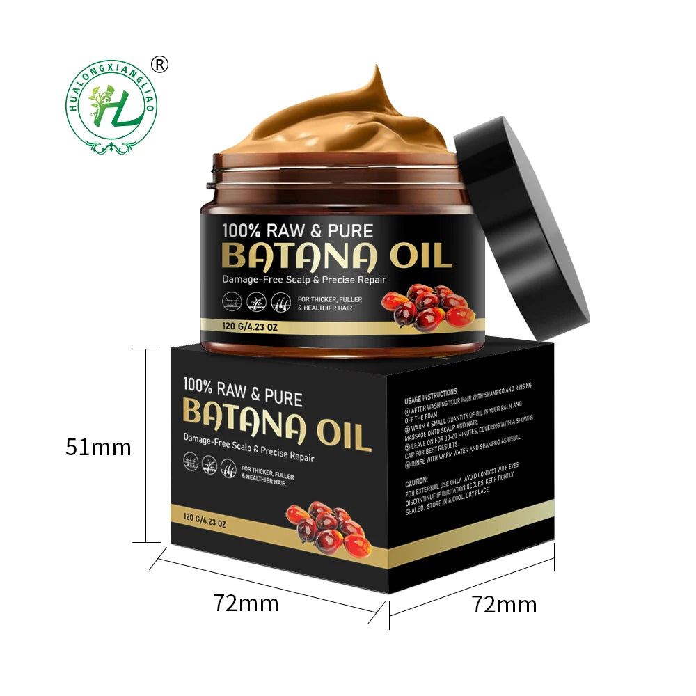 Custom Honduras Raw Batana Oil Butter Unrefined for Hair Growth Cream Private Label - Tik Tok Hot Selling Products 2024