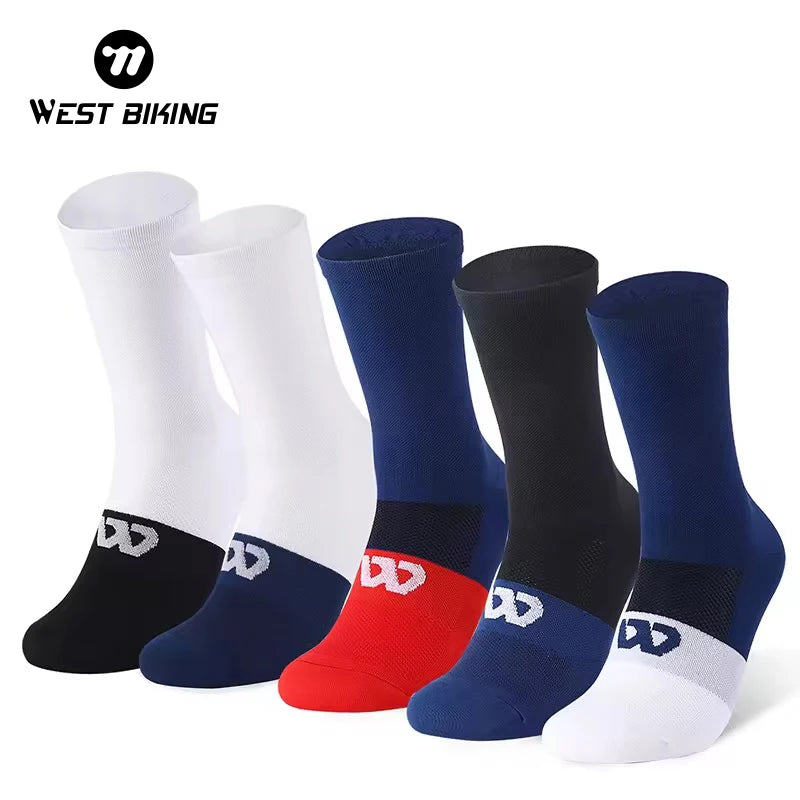 West Biking Custom Cycling and Running Socks for Women Wholesale Sports Bike Socks in Various Colors and Styles