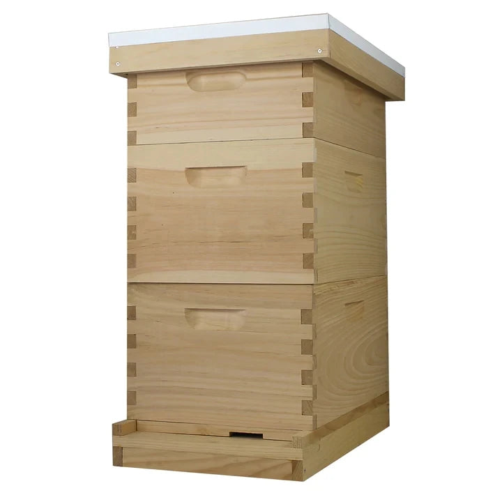 New Hot Sale US Style Langstroth New Zealand Pine Wooden Beekeeping Hive