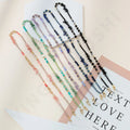 New Fashion Polymer Clay Bead Sunglasses Holder Straps Vintage Natural Stone Chips Colored Crystal Beaded Neck Glasses Chains