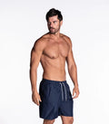 Men's Summer Gym Jogging Beach Surf Shorts 100% Polyester Eco-Friendly Breathable Elastic Waist 5 Inch Inseam with OEM Service