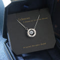 Timeless Beating Heart Moissanite Diamond Necklace 925 Sterling Silver Light Luxury Gift for Girlfriend Birthday