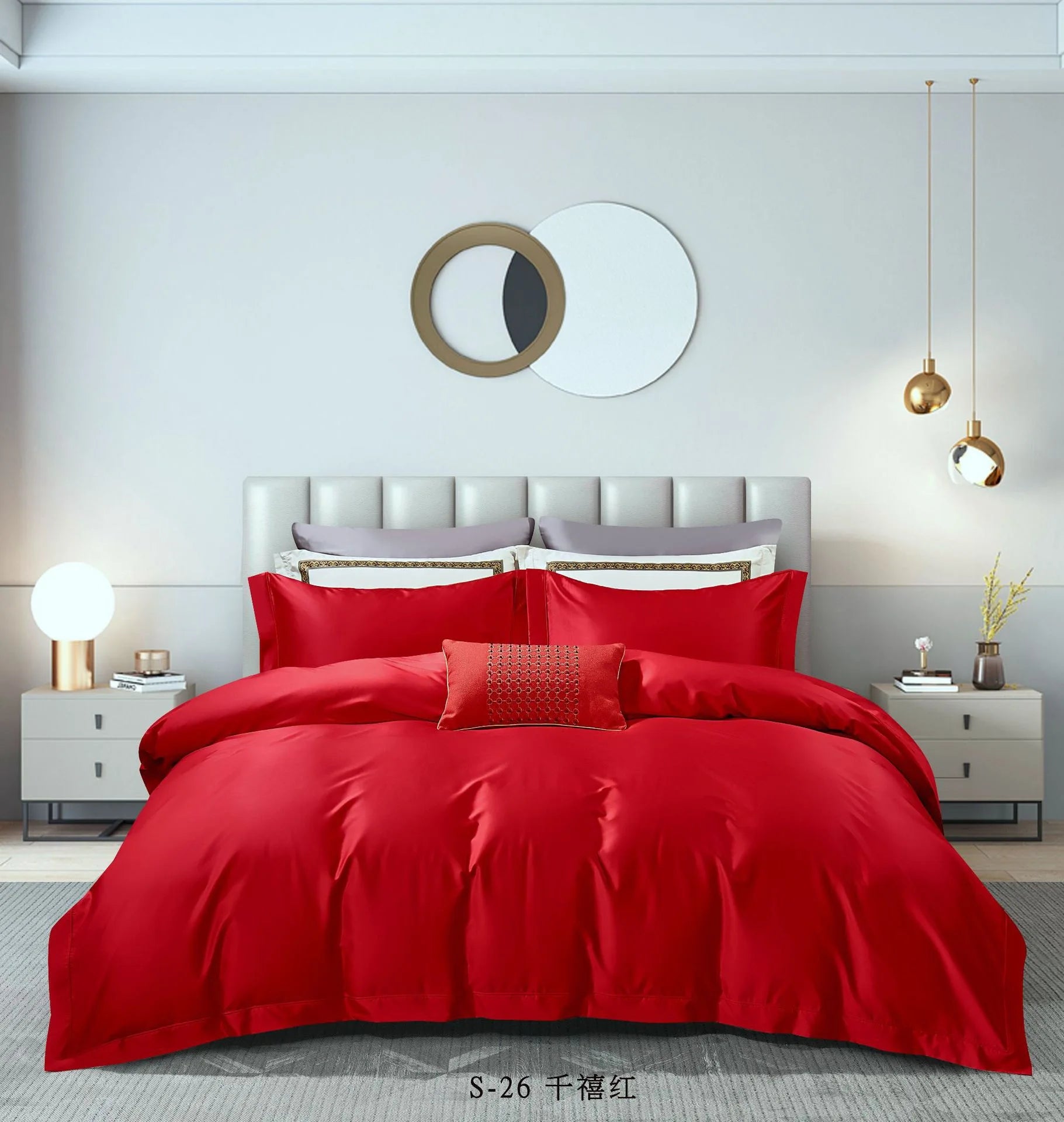Factory Lowest Price New Design Sateen Fabric Bed Sheet Set Hotel Cloth