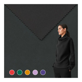 Thick Polyester Modal Spandex Air Layer Scuba Knit Fabric Dress Material China Manufacturer Stone Wash Curpo Scuba Fabric/