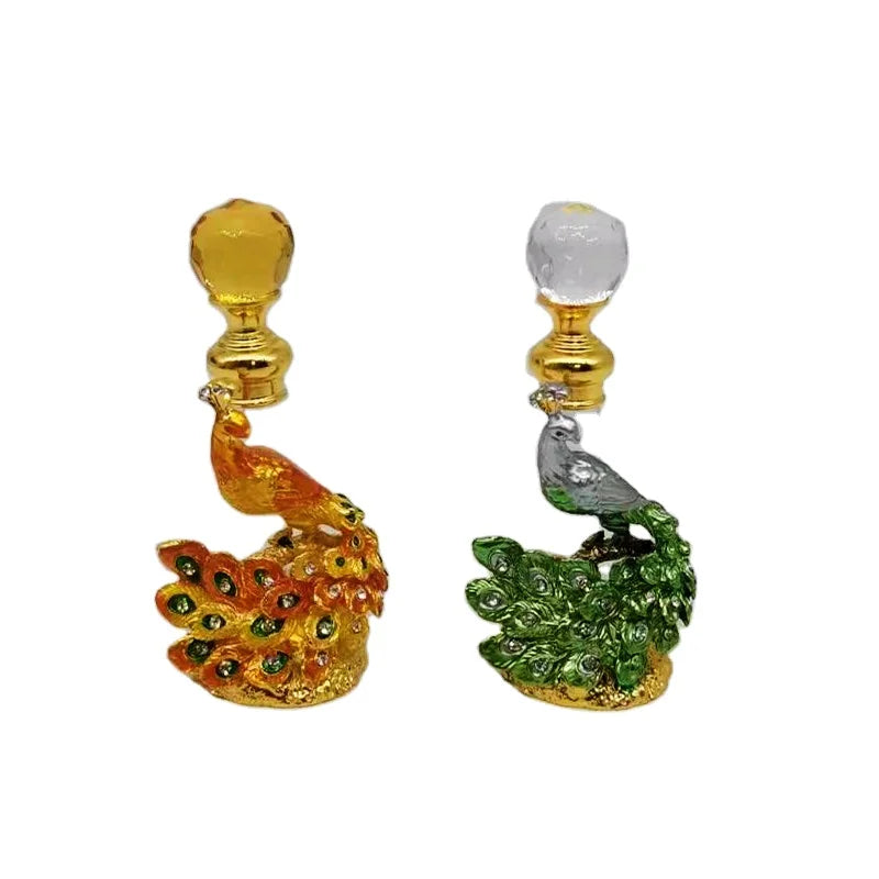 Wholesale 4ml Middle East Dubai Flavour Silver Princess Empty Perfume Bottle Pastel Colors