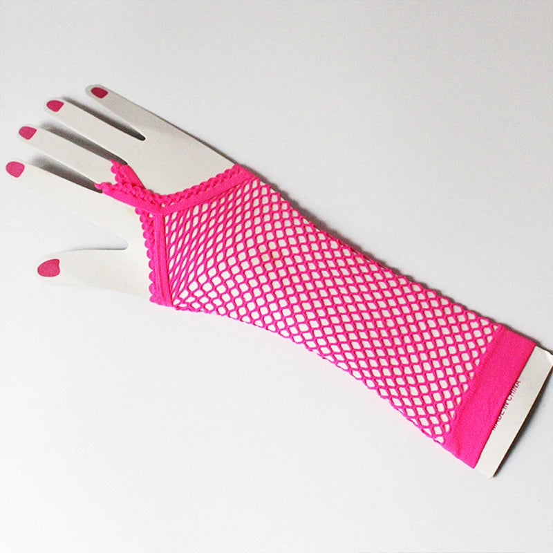 Uv Protection Glove Lowest Price New Fishnet Wedding Party Bride Fingerless Mesh Glove for Lady