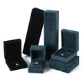 A1 Brushed Pu Leather Jewelry Packaging Box Ring Velvet Box Bracelet Necklace Earring Pendant Jewelry Display Box Wholesale