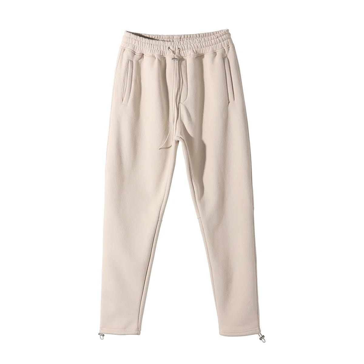 Custom logo Oversized Jogging Large Men Straight Leg Pants Unisex Streetwear Cotton Fleece Sweatpants
