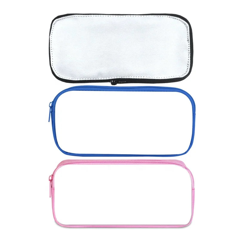 DIY Design Customized Logo School Kid/Student Pen Bag Sublimation Blank Pencil Case