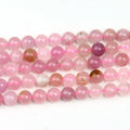 2023 NEW Arrived Real Pink Quartz Bead Peach Pink Quartz Crystal Beads Natural Gem for Bracelet Making