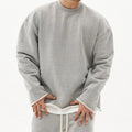 New Sports Sweatshirt Custom Logo Hip Hop Loose Men's Leisure Streetwear Running  Pullover Long Sleeve Distressed Sweatshirt