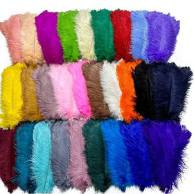 Multiple Colored Cheap Sclected 50-55cm Ostrich Feathers for Wedding Party Events Centerpiece Carnival Costume Decorations