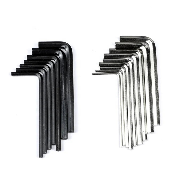Black Oxide/Nickel Plated Other Material 0.9mm 1.27mm 1.5mm 2mm 2.5mm 3mm 4mm 5mm 6mm 8mm L Shaped Hex Key Allen Wrench Metric