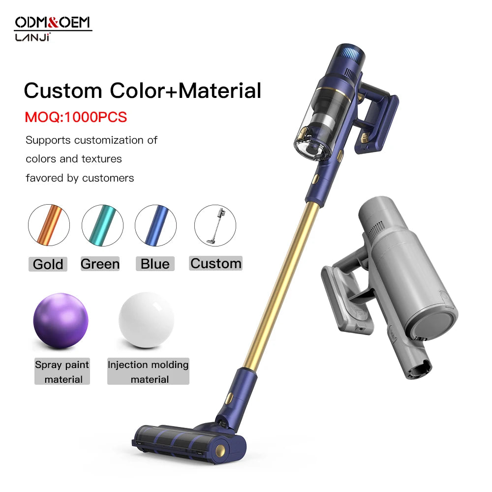 OEM S7 Smart Cordless Vacuum Cleaner BLDC380W 28kPa Wireless 7in1 Motorized LED Floor Auto Cleaning Vaccum Cleaner Car