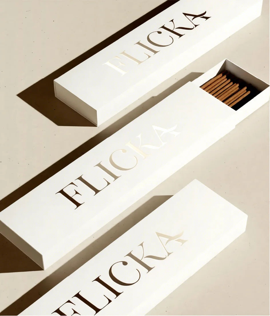 Custom Logo Empty Paper Packaging Cardboard Slide Out Stick Incense Paper Box