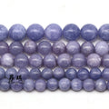 Wholesale Round Purple Lavender Chalcedony Loose Beads 4-12mm Polished Lavender Stone Beads for Jewelry Making