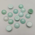 Huiying Top Quality Gemstone Making Green Color 10mm Round Cabochon Beautiful Stone Crystal Jewelry Crafts