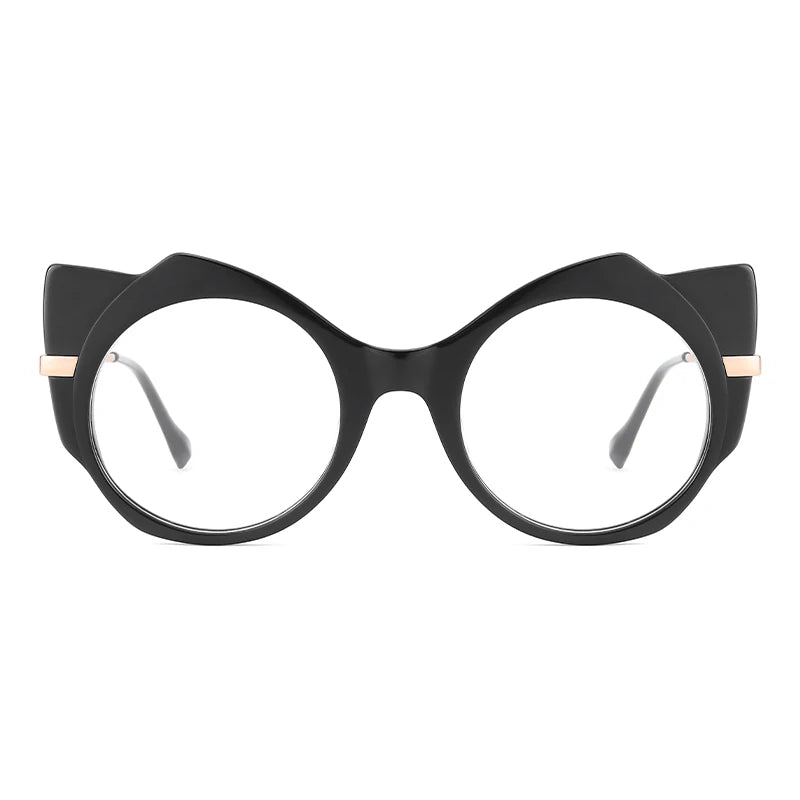 YC 2024 Fashion Vintage Woman Metal Alloy Glasses Acetate Optical Eyeglasses Frames Eyewear