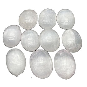 Wholesales Natural Crystal Healing Stones Selenite Palm Stone for Healing