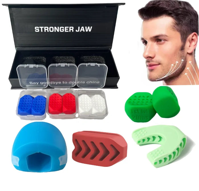 Chisel Your Jawline Exercici Face Jaw Exerciser Jaw Toner Menchewing Enlarging Jawlinefacial Fitness Exercise