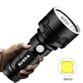 Power Display Outdoor Long-range Emergency High-power 26650 Rechargeable USB Battery P70 Four Core LED Torch Flashlights