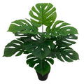 Home Office Decor Artificial Plastic Plants Turtle Bird of Paradise Banana Leaves for Office and Home Decor