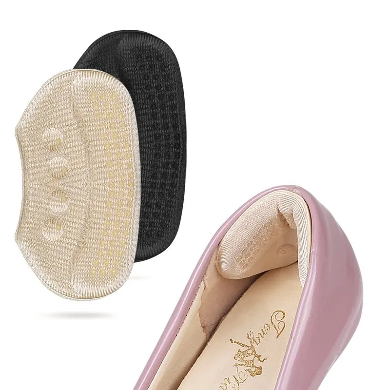 Soft Sponge Adhesive Heel Grips Liner Cushion Insert Customizable Size Heel Pads Sticker for Loose Shoes Shoe Care Toe Caps