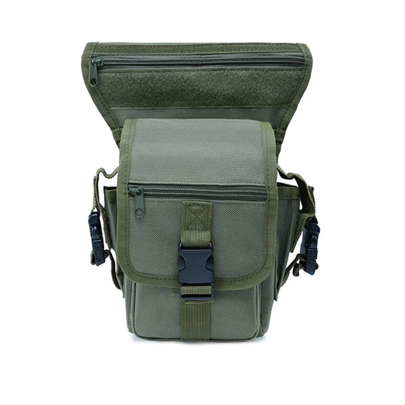 Lupu BL010 Men's Fashionable Oxford Waist Bag Adjustable Tactical Tools Pouch with Zipper Closure Utility Thigh and Leg Bag
