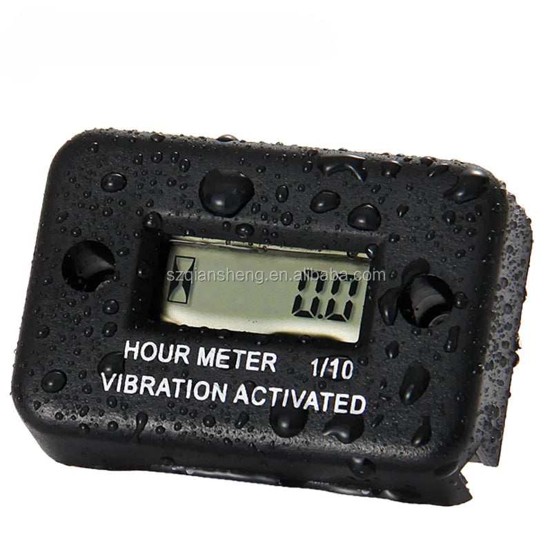 Professional Digital Vibration Hour Meter Gauge Wireless for Motorcycle ATV Snowmobile Marine Boat Yama Ski Dirt Quad Bike