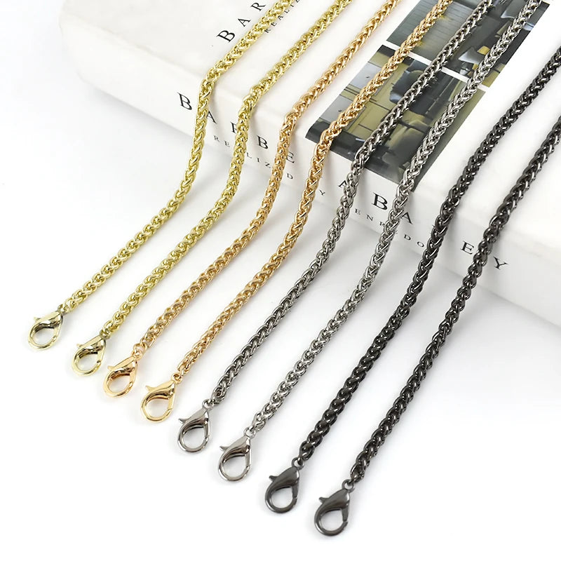 Deepeel BF276 Handbag Shoulder Crossbody Strap Purse Chains Bag Hardware Accessories O Ring Lantern Bag Chain