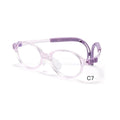 Wholesale Promotional Readers Small Squared Full Frame Eyeglasses Fixed Hinge Kids Clear Eyewear Frames