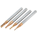 BKEA D2*6*D4*50L Tools Cutting Rubber Solid Carbide Milling Cutter Cnc Tools Carbide End Mill