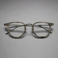 Japanese 100% Handmade Italy Design Classical Style Optical Eyewear Pure Titanium Eyeglasses Frame Sunray