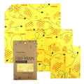 Reusable Beeswax Food Wrap Eco Friendly Organic Bees Wax Food Storage Wrappers