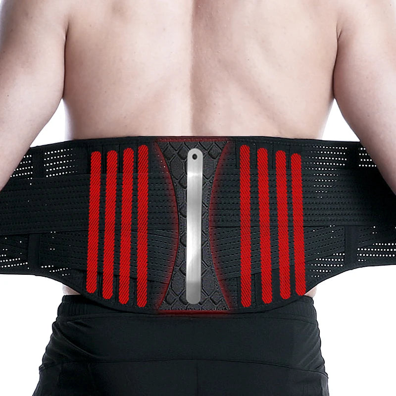 Customizable Back Support Belt Relief Back Pain Herniated Disc Sciatica Scoliosis and More Breathable Mesh Design Waist Support