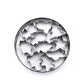 10 Pcs 3D Printing Stainless Steel Cookie Cutter Set Christmas Holiday Cookie Mold With Tin Box