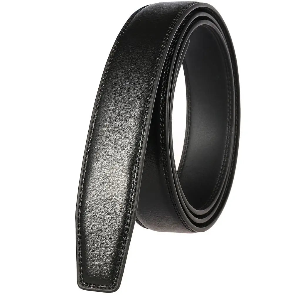 Custom Leather Belt Male Automatic Buckle Belt Leather Belt for Men