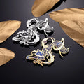 Kawaii Cartoon Fox Galactic Cosmic Animal Lapel Pin Brooch Metal Badge Pin Lovely Hard Enamel Lapel Pin