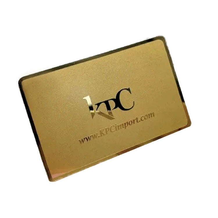 Custom Id Rfid One Piece Metal Business Card Thank You Card for Small Business Credit Wedding Invitation Greeting Gift Nfc Card