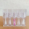 LZ Pack Private Label Transparent Big Wand Lipgloss Tubes 6ml Square Luxury Custom Lip Gloss Tubes for Cosmetics Cream Packaging