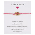 Fashion Paper Card Bracelets Multi-color Adjustable Braided Hand Rope Creative Shell Bracelets for Women