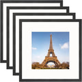 Modern Style A4 Black Wood Photo UV Printed Wall Mountable Freestanding Picture Art for Home Use A1 A2 A3 Sizes Available