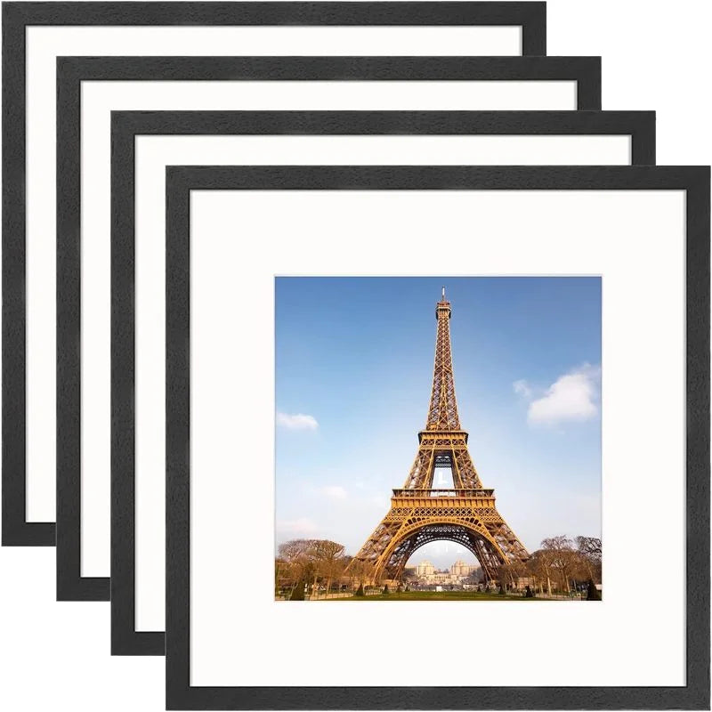 Modern Style A4 Black Wood Photo UV Printed Wall Mountable Freestanding Picture Art for Home Use A1 A2 A3 Sizes Available