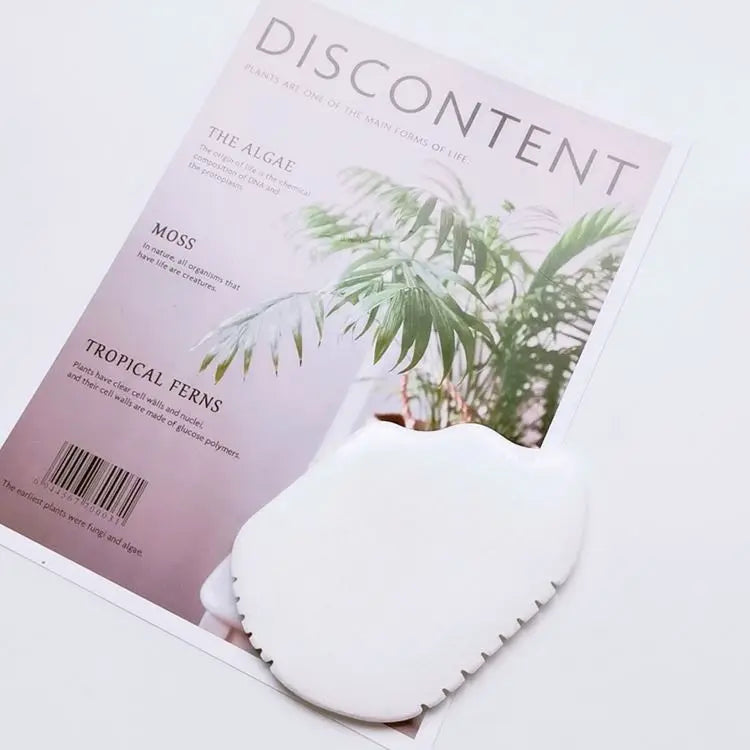 Diy Best selling White Jade heart shape gua sha natural stone V shape guasha jade scraping massage tool