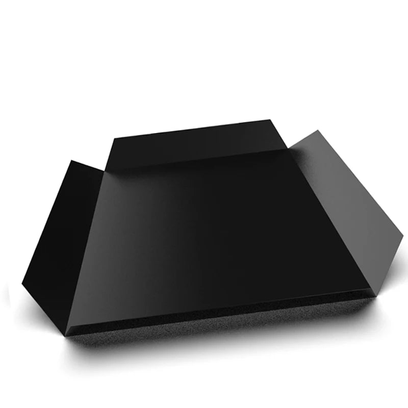 Dreammao Reusable 1100*1225mm Industrial Large Packaging Black HDPE Plastic Slip Sheets Pallets