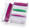 Ziplock Food Bag Storage Organizer Acrylic Kitchen Drawer Baggie Box for Freezer Sandwich Snack Variety Size Bags Clear Color