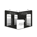 10x10ft Portable Tool Fee Aluminum Exhibit Wall Stand Shelf Racks Advertising Display Counter 10x10 Exhibition Booth Trade Show