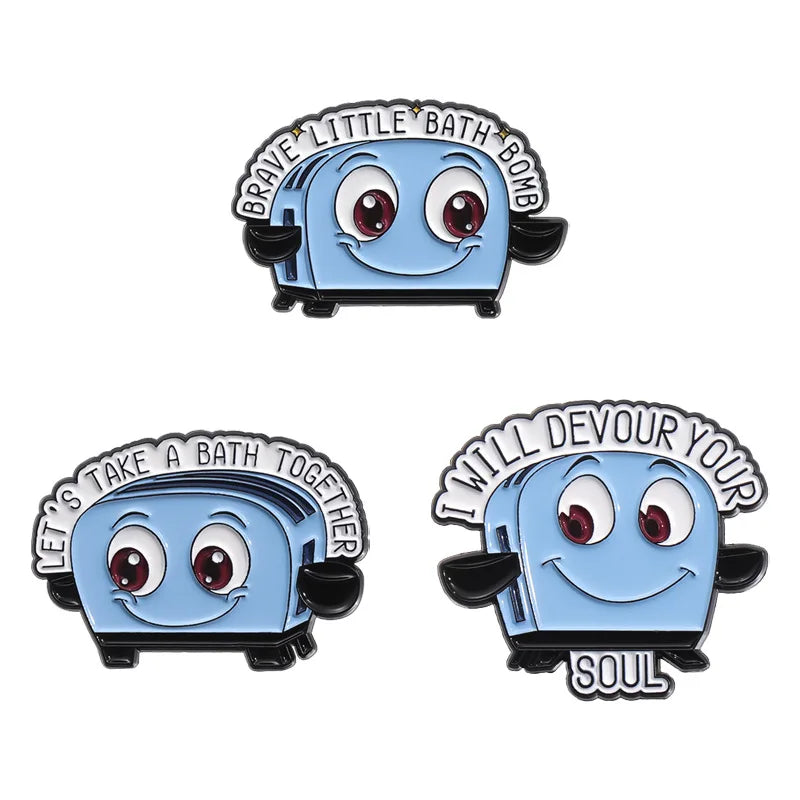 Stocked New Design Bread Maker Letter Pins Badge Personalized Logo Metal Decoration Lapel Brooch Pin Cheap Enamel Pins