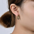 Factory Wholesale Earrings Waterproof Non Tarnish 18K Gold Plated Stainless Steel Stud Earrings for Women