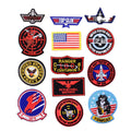Hook&Loop /iron on  Twill Embroidery Aviator Armband Badge  Patch for Winter Jacket